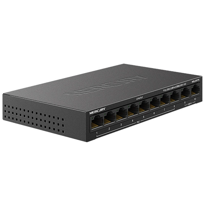 Waterproof MSL10CPS Gigabit Shanghai PoE switch 8+2 Gigabit PoE switch genuine