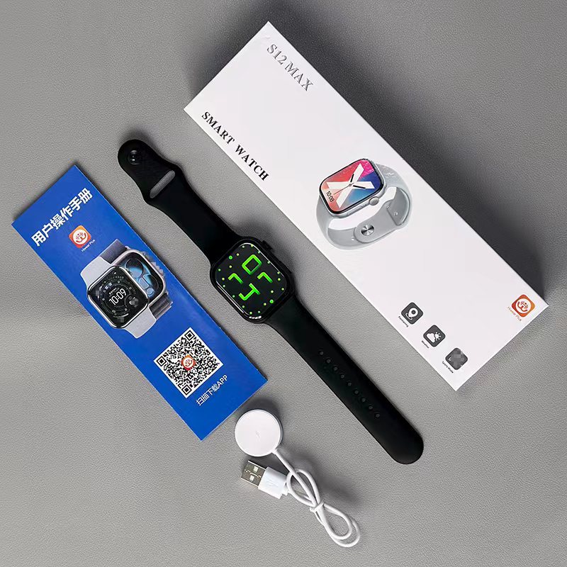 Huaqiangbei watch s12 smart watch sports health Bluetooth call heart rate cross-border s12max watch