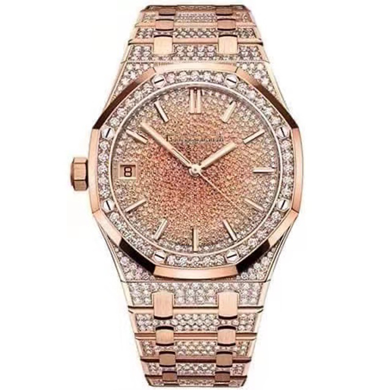 New Foreign Trade Royal Style Women's Gippanacea Watch Fashion All-match Diamond-encrusted Men's Quartz Watch Couple's Watch