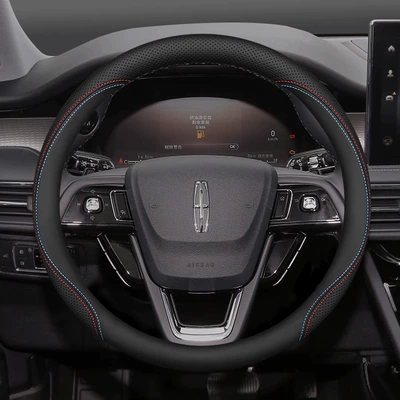 23 Lincoln Double D Special | Steering wheel cover - lincoln-round-type-two-color-line-ultra-thin-model-default