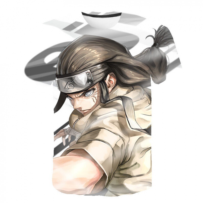 Huoying White Eyes Ninja Rixiangning Short-sleeved Animation 3d Printing T-shirt Casual Clothing Youth E-Commerce Agency