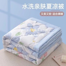 【特价】夏天空调夏凉被水洗棉单人夏季宿舍双人春秋款纯薄款被子