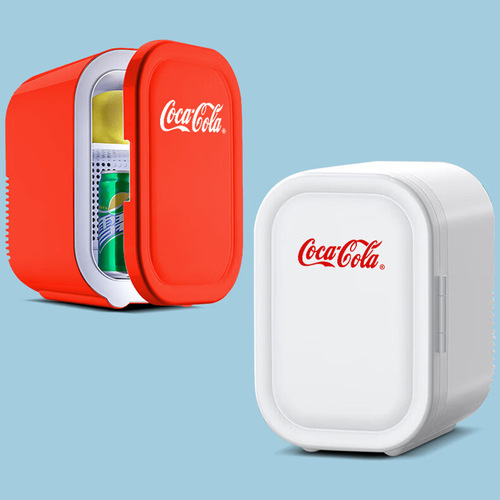 Coca-Cola 3L Mini Semiconductor Refrigerator/Cooler Wholesale Gift Car Dual-Purpose Car Refrigerator
