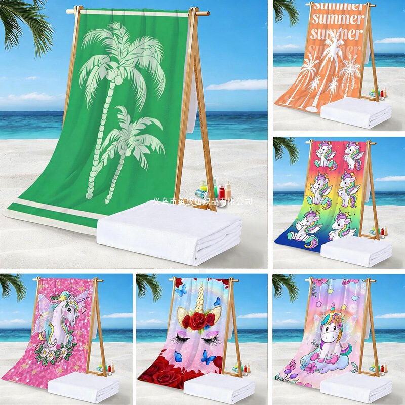 Tropical Coconut Tree Microfiber Beach Towel Rainbow Unicorn Absorbent Towel Seaside Vacation Yoga Towel Wholesale Tropical Coconut Tree Microfiber Beach Towel Rainbow Unicorn Absorbent Towel Seaside Vacation Yoga Towel Wholesale