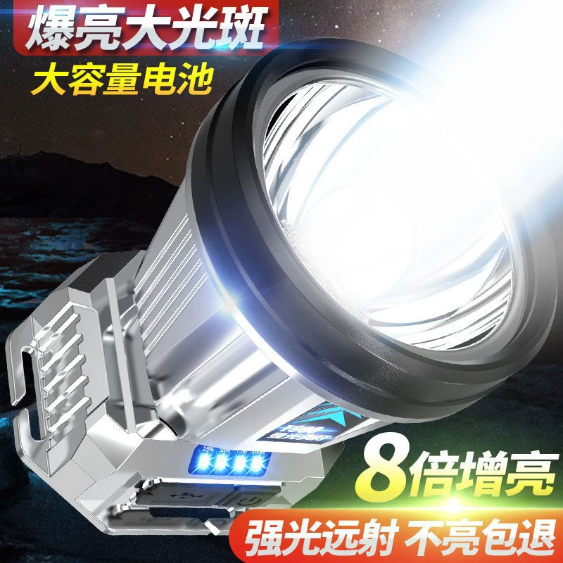 Waterproof lantern, super bright extra-long miner's lamp, lithium battery