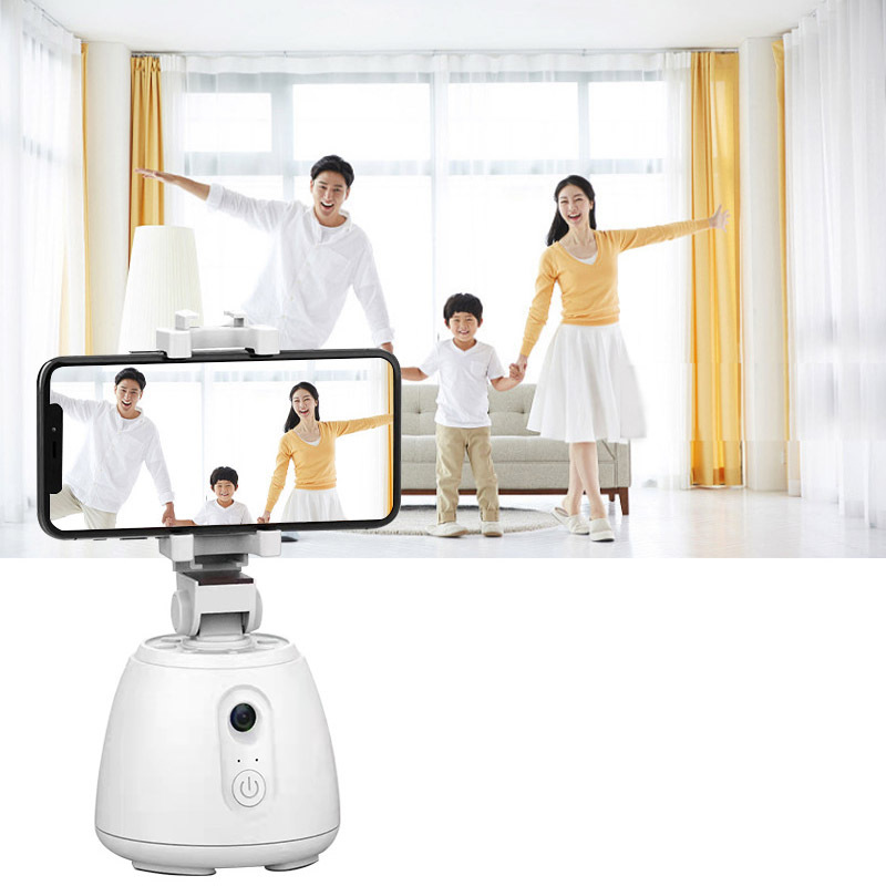 Soporte de teléfono móvil reconocimiento facial 360 seguimiento inteligente de la nube sin aplicación seguimiento de la nube transmisión en vivo soporte de teléfono móvil