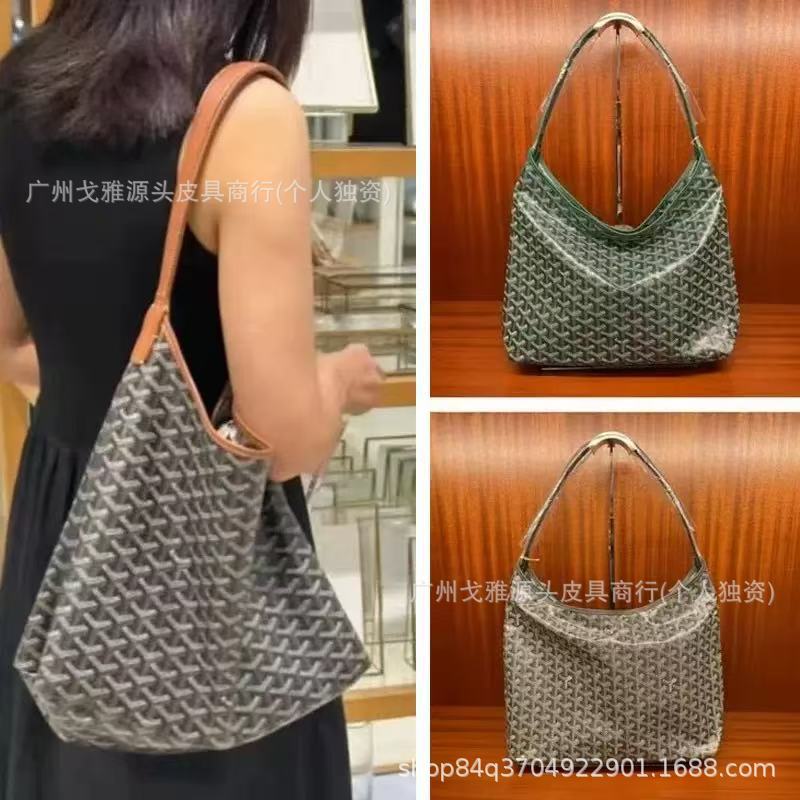 Cross-Border Popular Dog-Tooth Bag Goya Hobo Underarm Bag Single Shoulder Large Capacity Shopping Bag Mother Bag Dog-Tooth Tote Bag