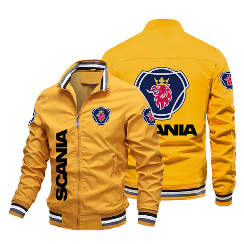 Alibaba.com men's fashion casual loose plus size Amazon clothing trendy fashion European and American foreign trade cross-border car logo jacket
