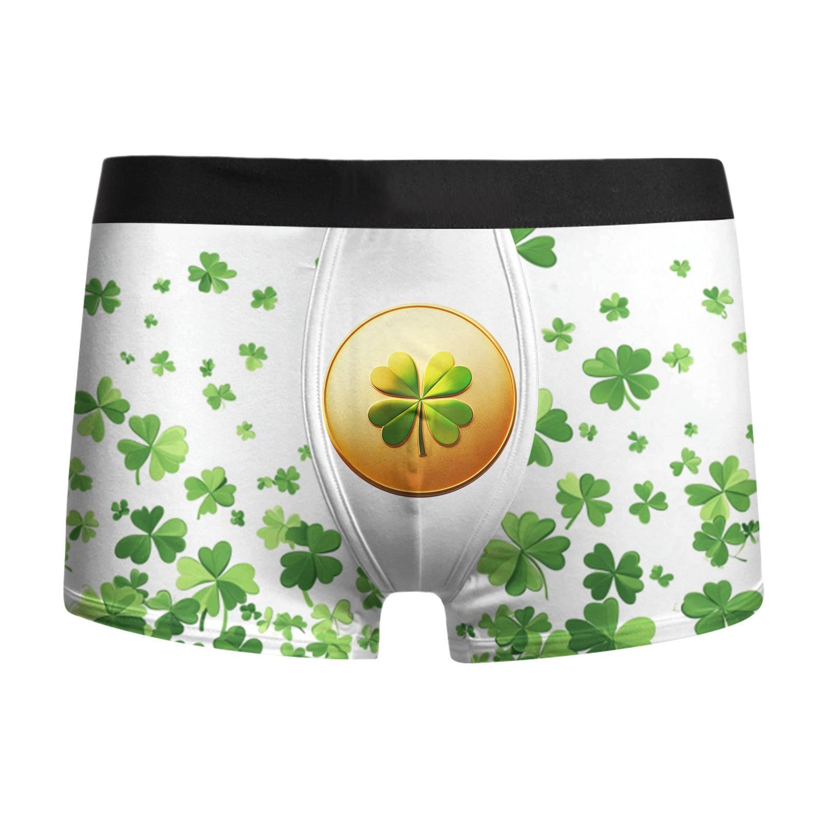 Ropa interior para hombre St. Pa Day, pantalones cuadrangulares para hombre, calzoncillos bóxer de cintura media de gran tamaño transpirables, estampado 3D MP01