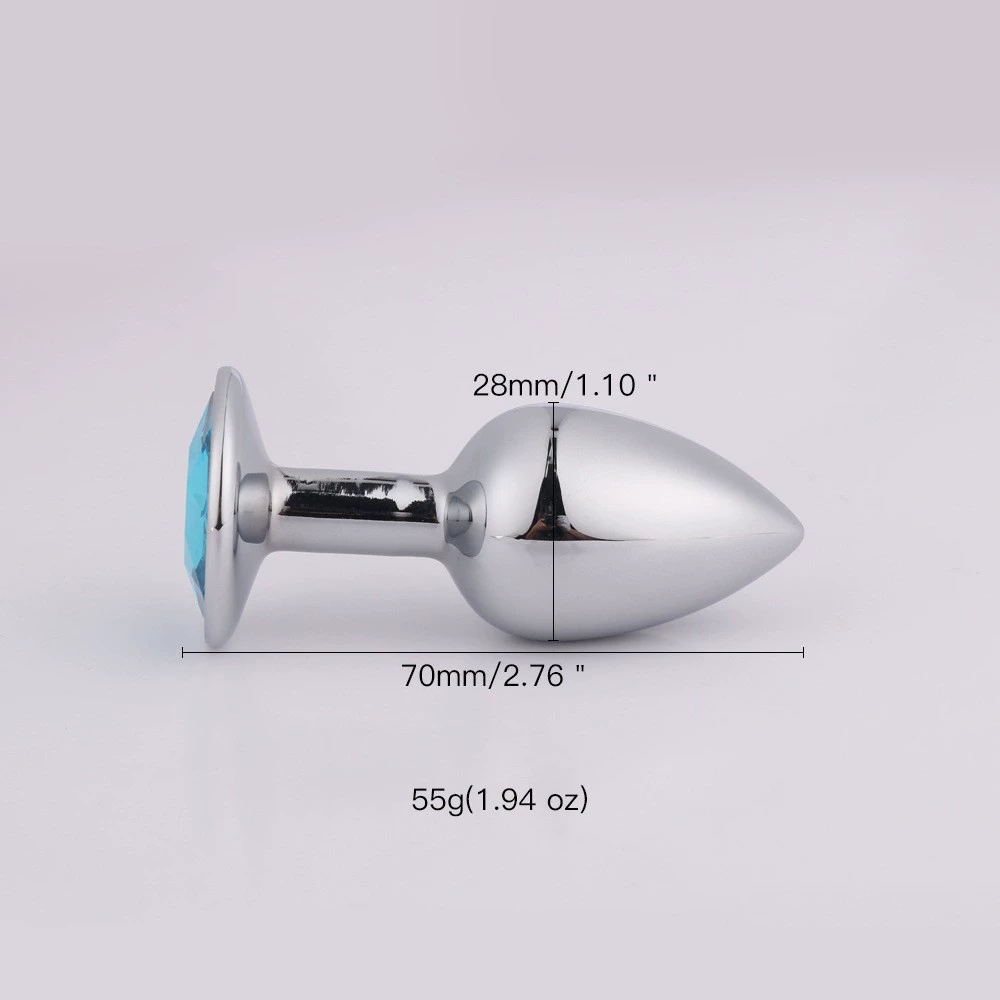 Interesting metal anal plug backyard anal embolism expansion adult G point anal expansion men and women slavery supplies (semi -finished products)