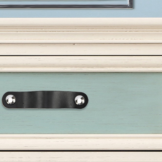 Pilar mango bolso color nórdico cajones armario puerta marrón negro cuero suave moda pequeña manija