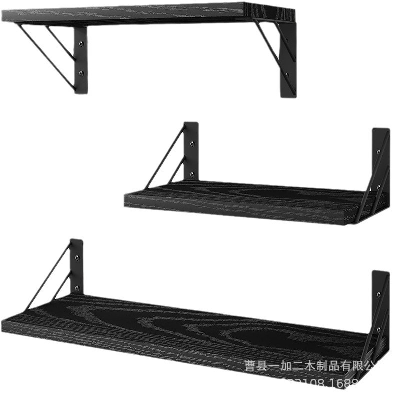 Estante de pared partición triángulo soporte de hierro dormitorio sala de estar colgante de pared soporte de carga soporte fijo