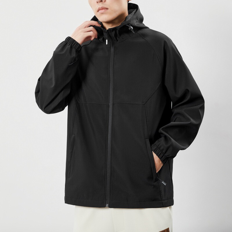 034V Large Size Hooded Jacket Spring New Casual Slim Fit Jacket Men's Windproof Lightweight Top 034V Large Size Hooded Jacket Spring New Casual Slim Fit Jacket Men's Windproof Lightweight Top
