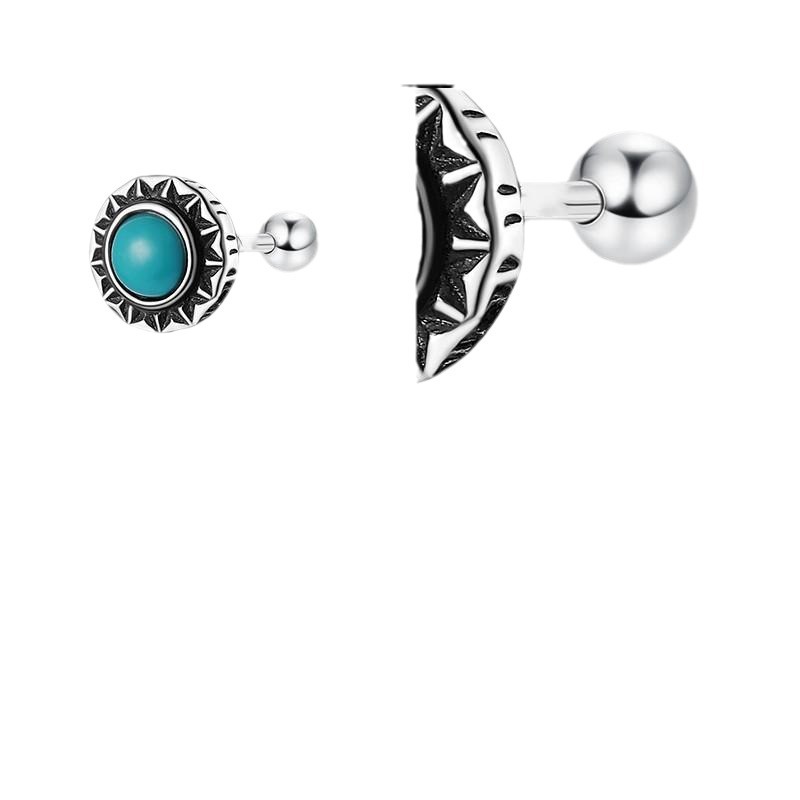 Hypoallergenic Sleep Stud Earrings In Titanium For Healing Ears_voghion.com