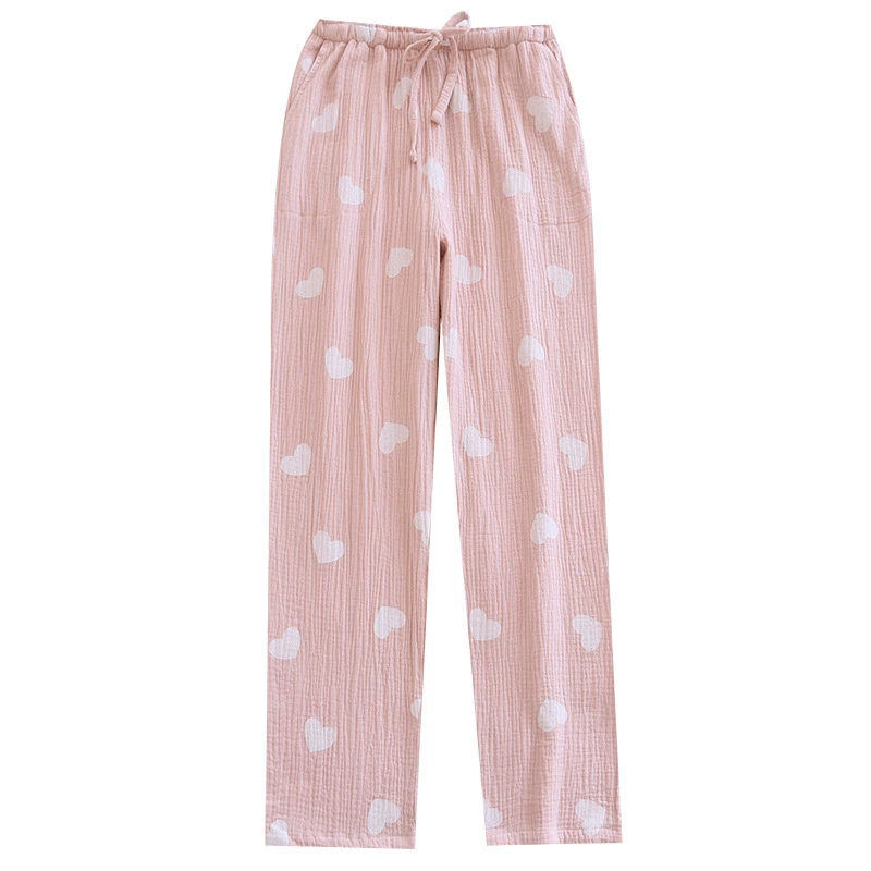 Spring summer thin gauze comfortable trousers for leisure, oversize