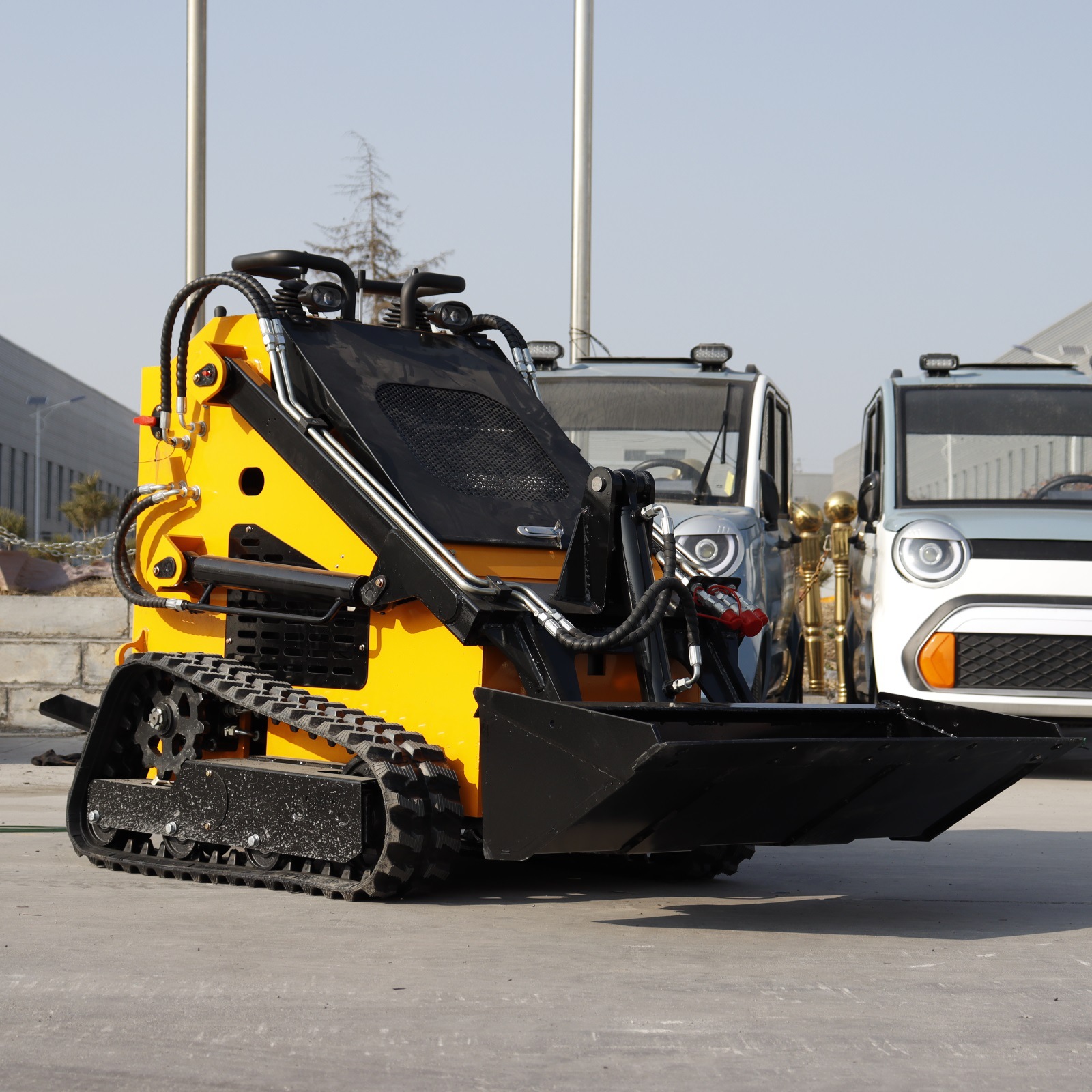 出口南美HT380T小型滑移装载机 农用多用途铲车  滑移装载机厂家