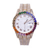 Fashionable swiss watch, bracelet, diamond quartz watches