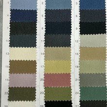 不掉色弹力洗水牛仔棉皱面料 仿牛仔面料牛仔布连衣裙服装面料