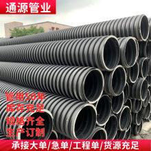 HDPE多肋增强缠绕管PP双高筋缠绕管B型克拉管中空壁井筒管 内肋管