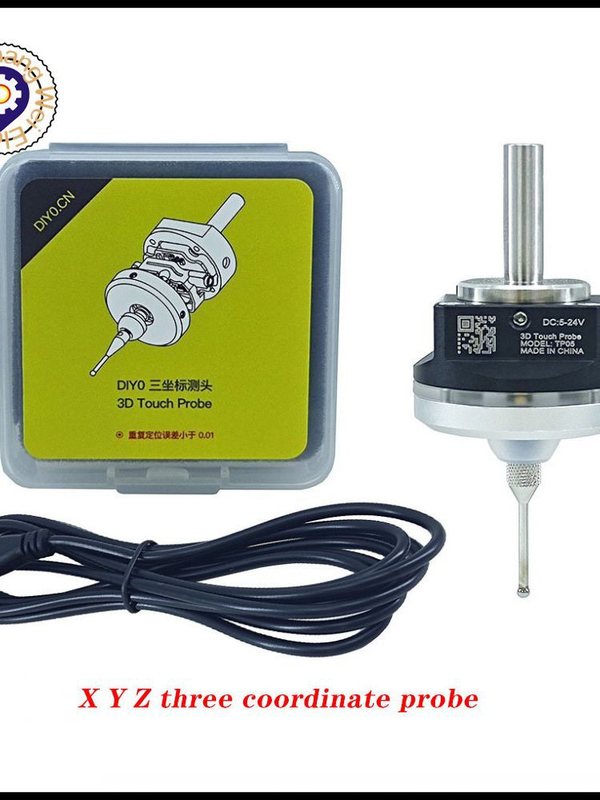 3D寻边器 V6 CNC 防滚 3D 探头寻边器 兼容 mach3 和 grbl 雕刻机|undefined