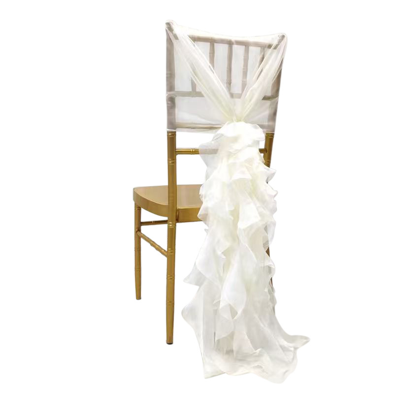 Cross-border Outdoor Wedding Bamboo Chair Back Flower Milk Yarn Chair Back Decoration European Wedding Decoration Cross-border Outdoor Wedding Bamboo Chair Back Flower Milk Yarn Chair Back Decoration European Wedding Decoration