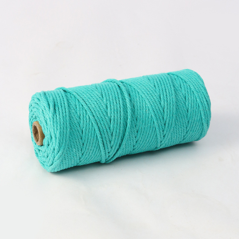 2mm3mm4mmマルチ仕様カラー手作りコットンロープ素材ボトル缶巻き手工芸品編みコットンロープ素材|undefined
