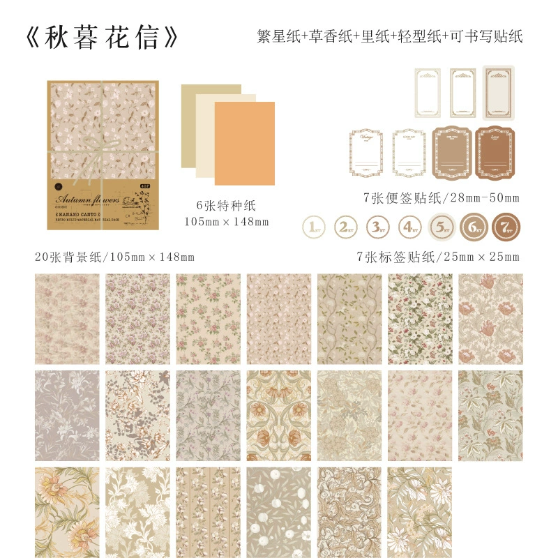 Материалы Mo Mo Baohua Yeye глава серия INS цветок справочник DIY материалы украшение 40 штук 6 выборов