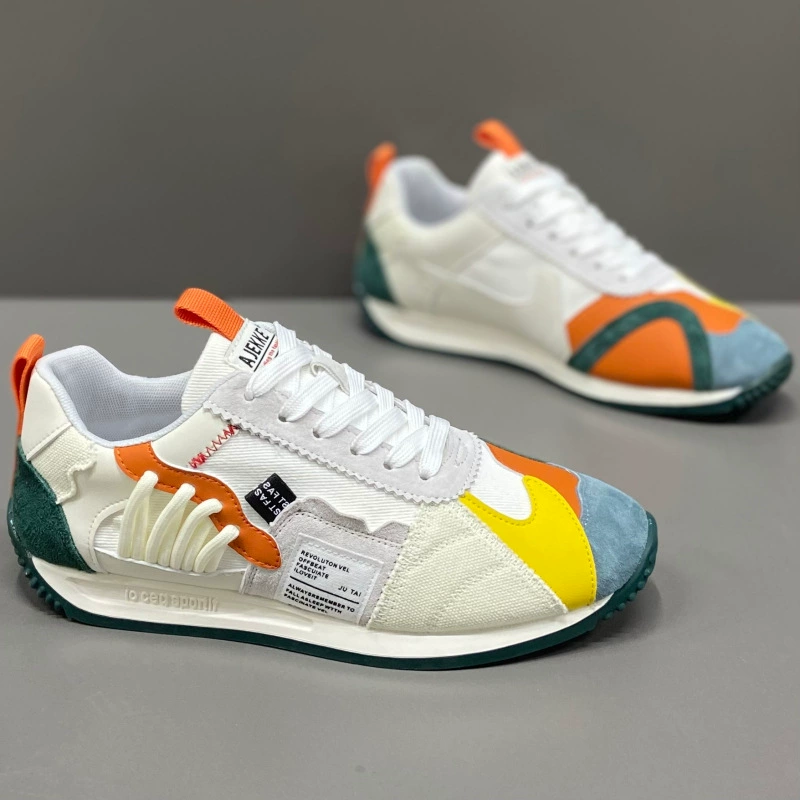 Японские ваффы-арганды оригинальные ретро-спортивные мужские туфли 2024 новые осенние и зимние мягкие подошвы трендовые повседневные туфли