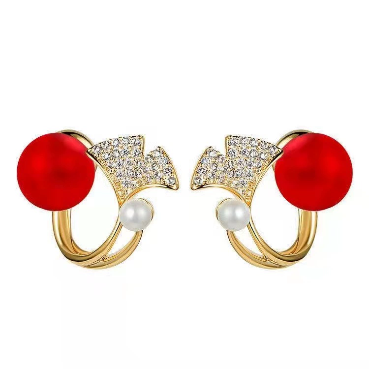 Серьги, серебряная игла, интернет-знаменитость, образец серебра 925, 2024 год