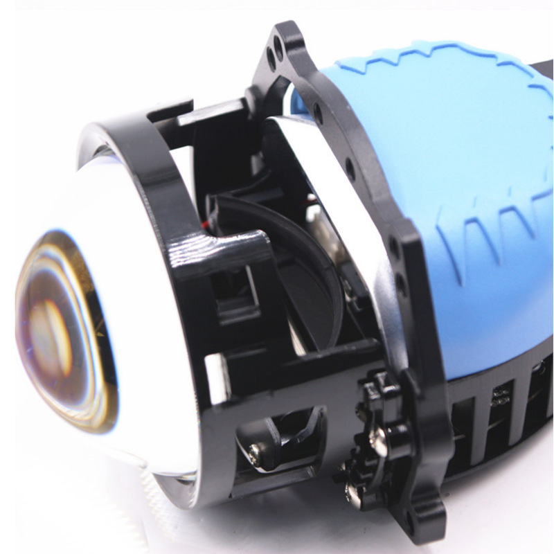 JS5 inteligente de 3 pulgadas lente LED tres tazas de luz 55W modelo de lámpara de automóvil universal cerca de uno