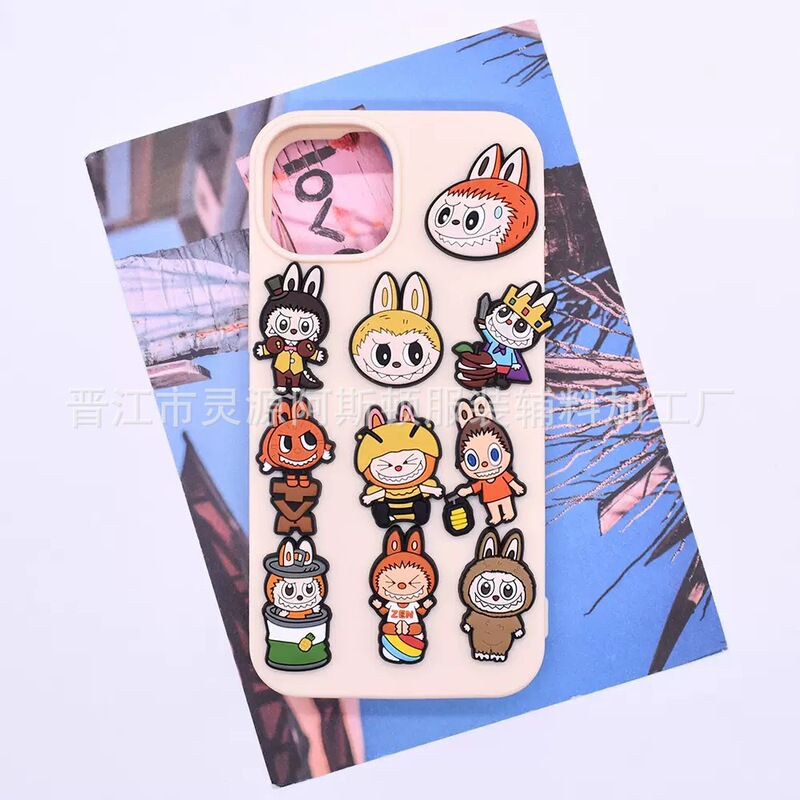 クロスボーダー新しいラブ布漫画の靴花靴バックル下駄装飾 DIY ガーデンシューズ靴アクセサリージュエリー卸売|undefined