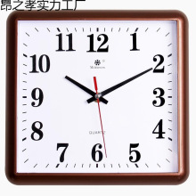 石英钟挂墙时钟时钟时尚静音长方形家用挂表个性简约钟表挂钟客厅