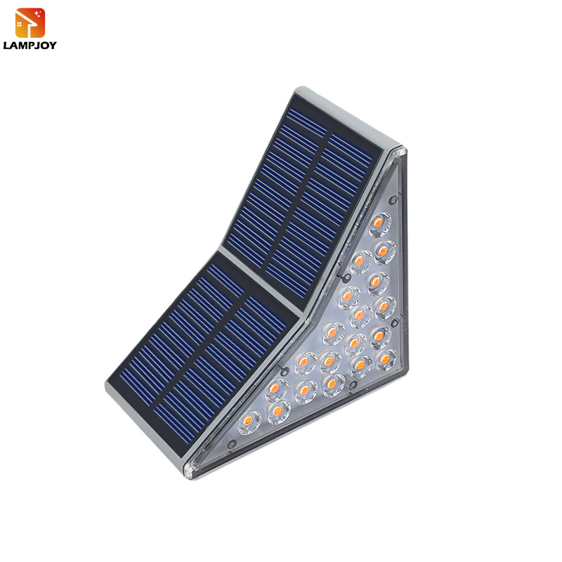 Transfronterizo al aire libre paso luz patio iluminación jardín ambiente luz decorativa balcón diseño barandilla luz solar escalera