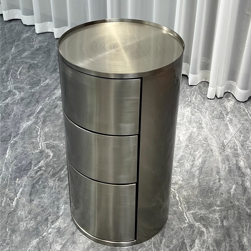 34_실버 3단 고급 원형공구장-78x30x40cm