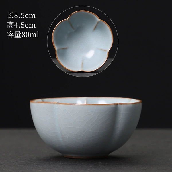 Six -petal cups [Ru Kiln]