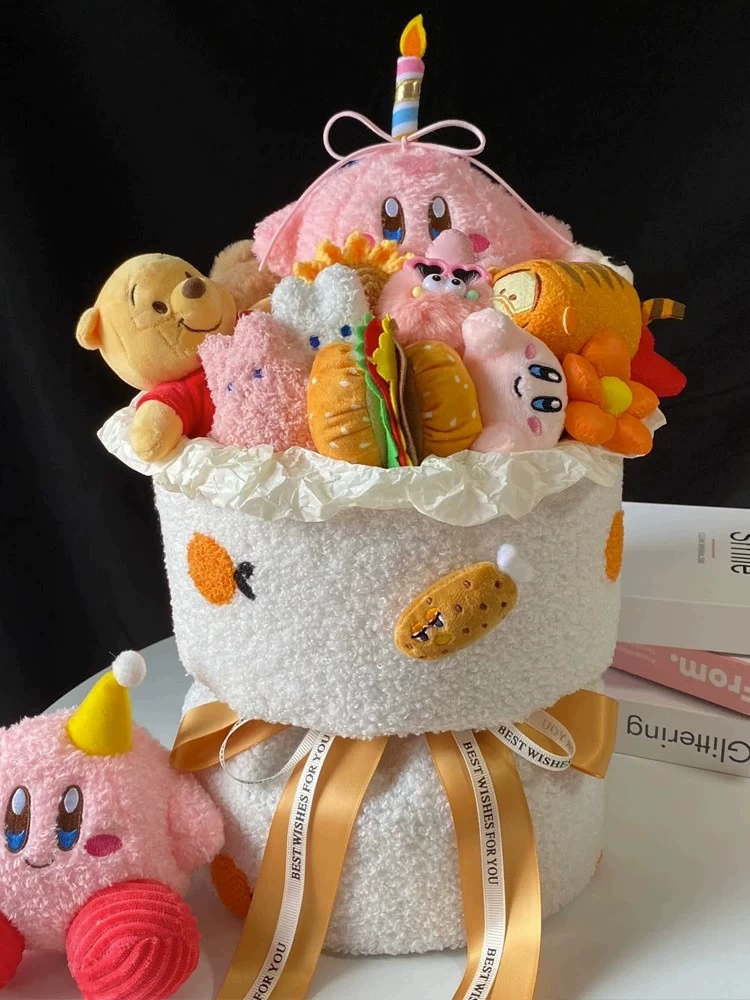 Hello Kitty, мультяшная кукла, подарок на день рождения, букет