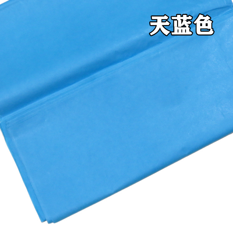 Suministro directo de fábrica color papel de copia papel tejido papel de pera 10 piezas 14g para flor bola regalo embalaje hecho a mano