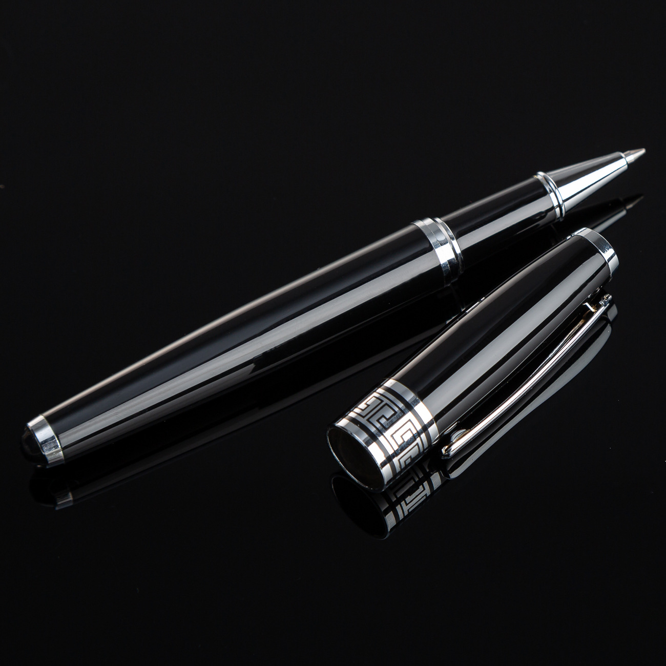 Bolígrafo de metal pluma firma pluma de gel regalo publicitario pluma de negocios texto de negocios creativo regalo de la mano pluma de la firma