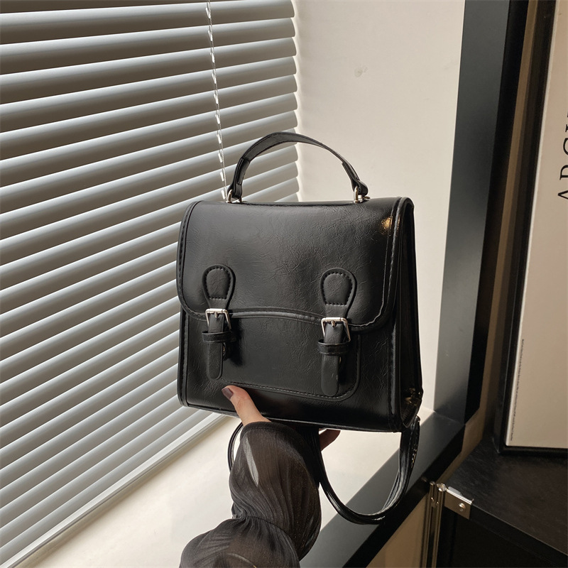 Bolsa de hombro de clase de estudiantes para mujeres 2024 estilo coreano de moda maletín de estilo académico nicho simple bolso de mujer diagonal