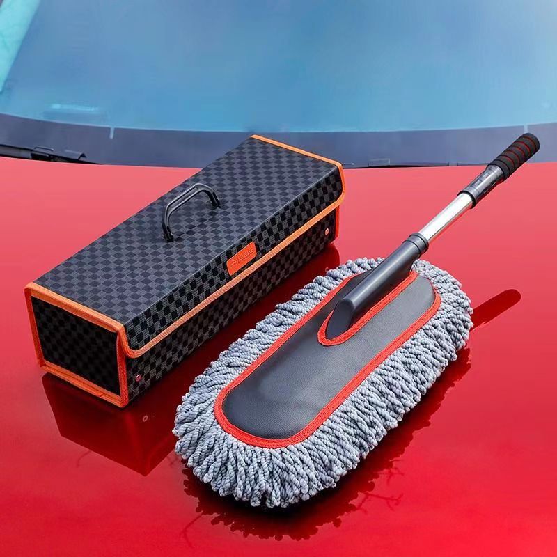 Car Soft-Bristle Duster, Car Cleaning Tool, Car Wash Tool Set