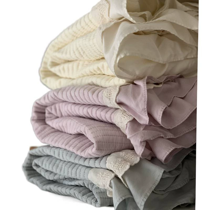 2025 new solid color Maxim bed cover three-piece series