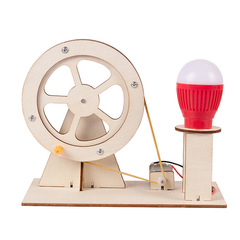 DIY hand-operated generator technology small production scientific physics small experiment hand-assembled children's science and education toys