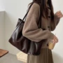 韩国单肩大容量小众托特包