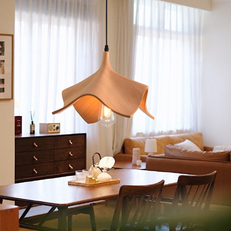 Nordic diseñador restaurante araña simple moderno bar lámpara de mesa retro estilo silencioso Zen cama y desayuno dormitorio lámpara