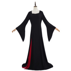 亚当斯一家星期三第二季cos服影视同款妈妈蒂丝黑色连衣裙演出服
