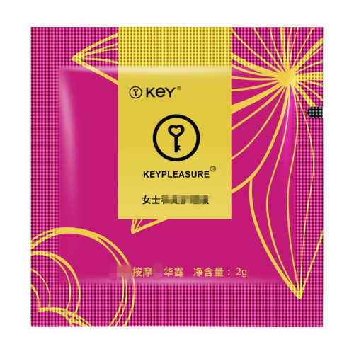 KEY Trial Pack Female Moisturizing Gel Bag Simple Packaging KEY Energetic Female Moisturizing Gel Nude Strip Adult Novelty Product