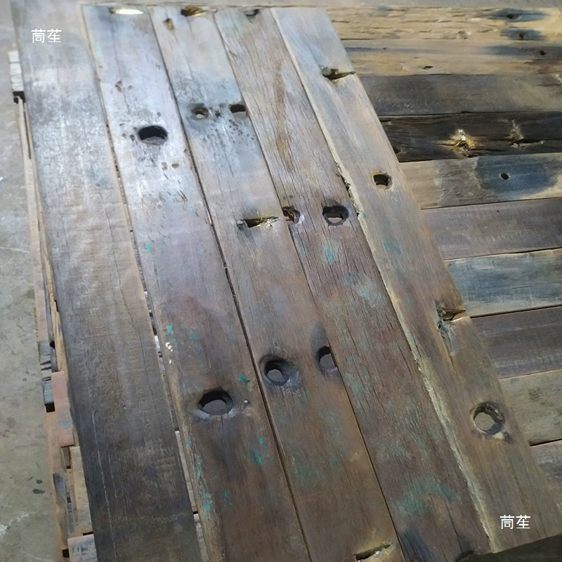 户外防腐老船木护墙板船木料酒吧茶楼咖啡店原木古典实木装饰内墙