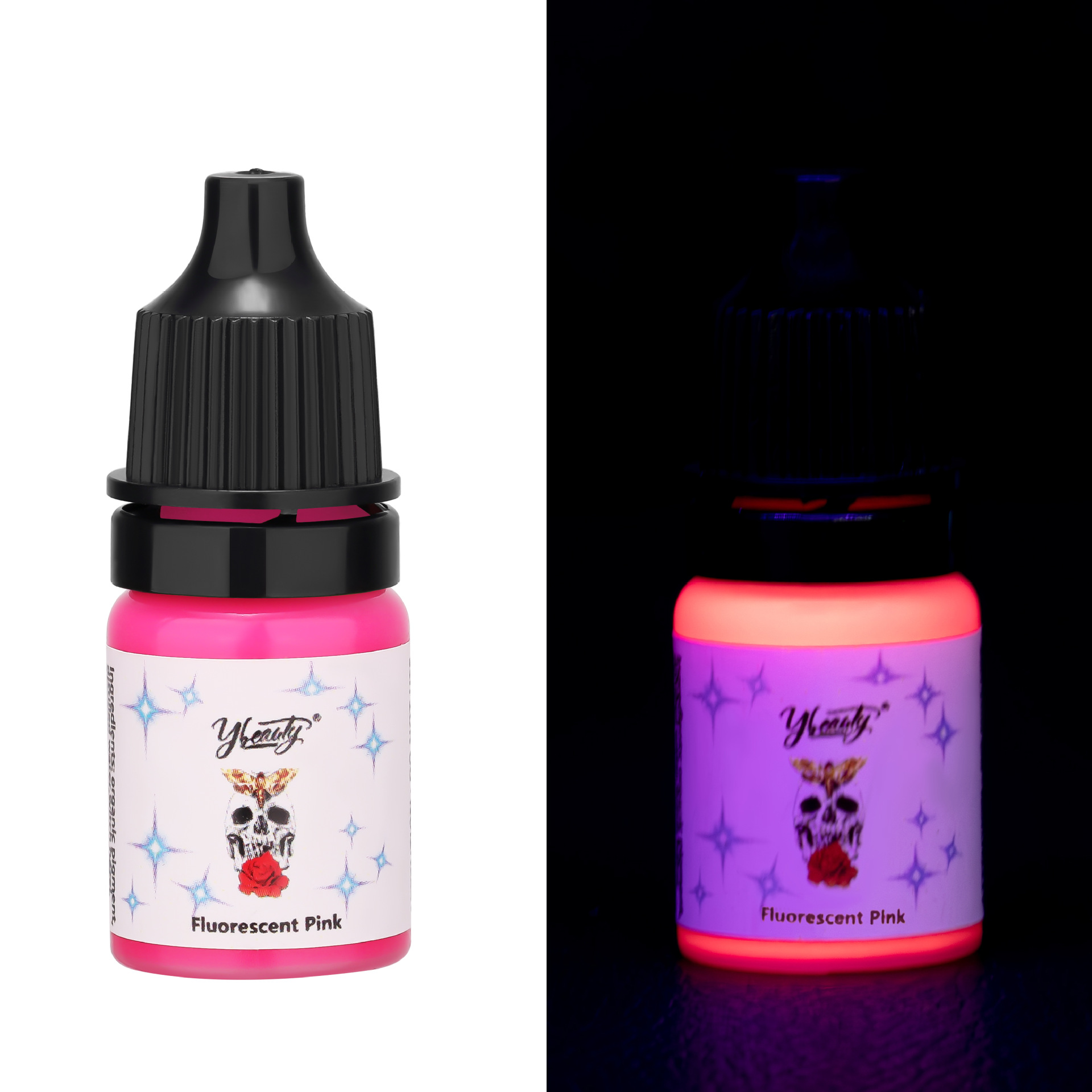 Tinta para tatuajes, pigmento de color para tatuajes 5ml/15ml, tinta fluorescente certificada por la FDA, certificación transfronteriza. image 7