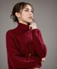 （高领）酒红