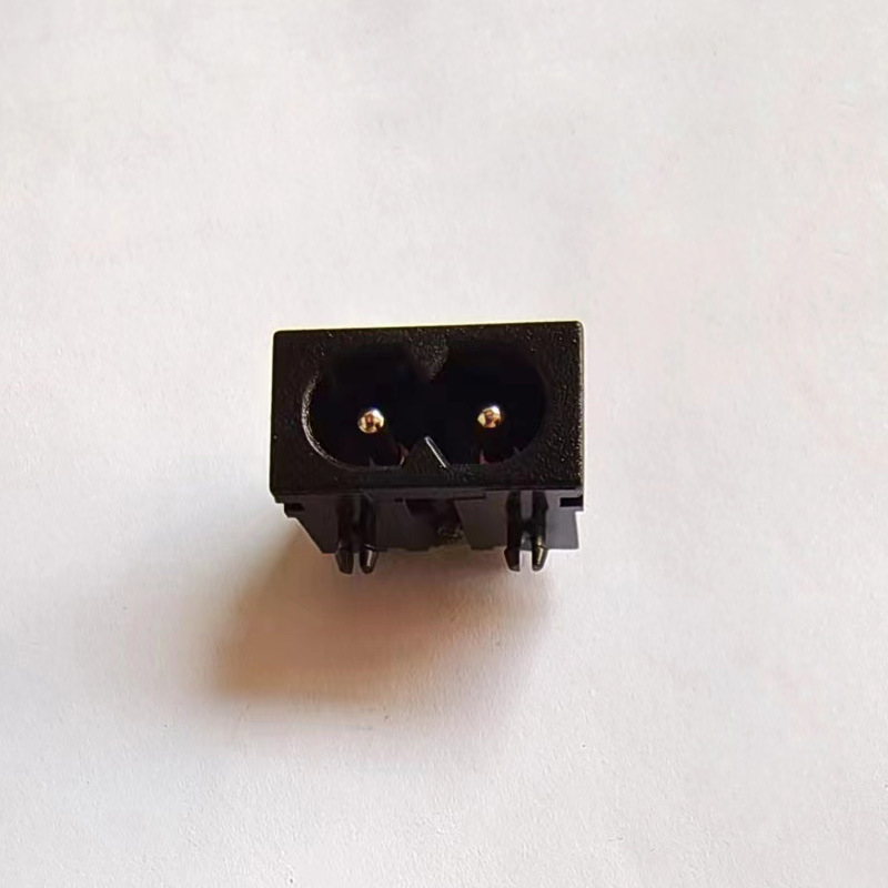 AC8字形电源插座点线脚充电线连接插头电源传输线端八字电源插座